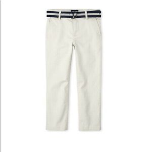NEW The Children's Place Boys Belted Chino Pants